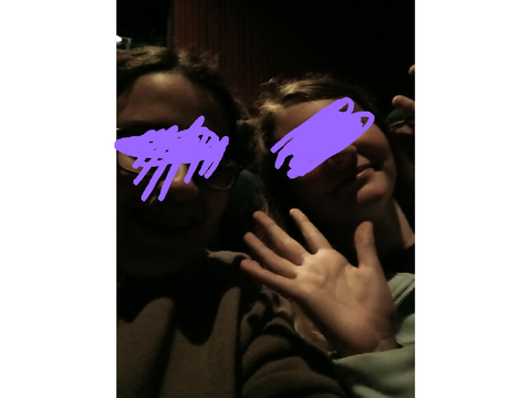 I went to the cinemas 