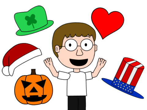 My "Holiday Greetings" studio thumbnail