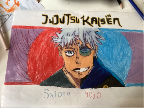 I drew gojo