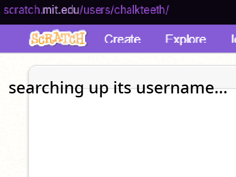 CHALKTEETH GOT BANNED LOLLL