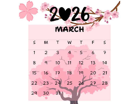 March 2026 Schedule