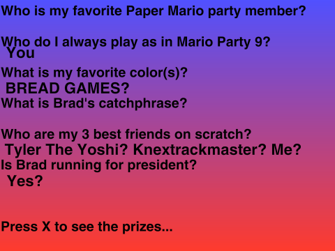 How well do YOU know Brad? remix