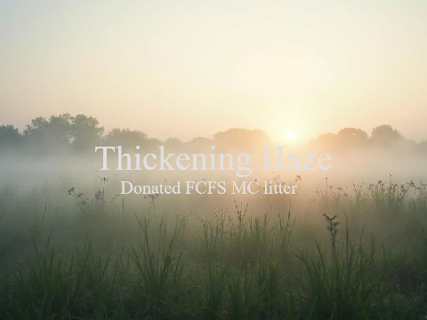 Thickening Haze ★ A Donated FCFS MC litter