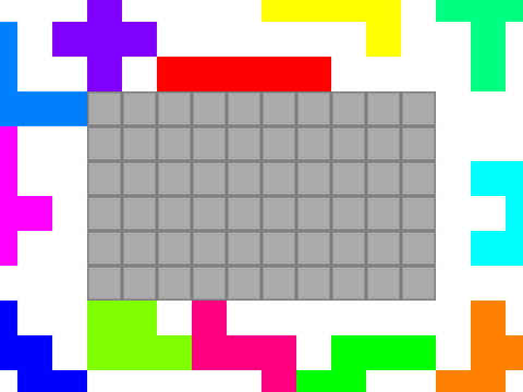 Pentomino Rectangle Puzzle