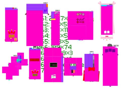 Numberblocks Band Retro 8061-8070