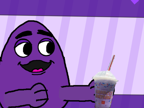 Grimace shake [Collab with shadow cat]