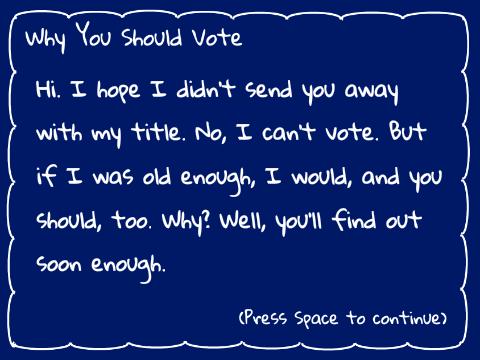 Why You Should Vote