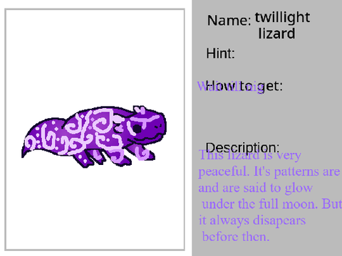Make a lizard for find the lizards remix