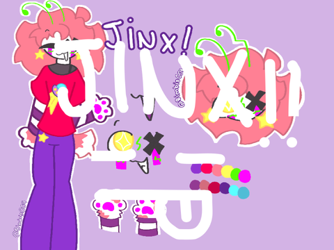 ' '  ✿ ꩜⊹ Jinx-! ' '