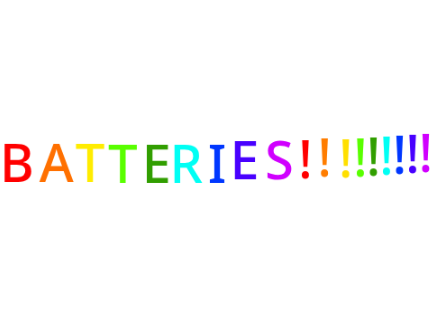 So, my friend has this obsession with batteries...