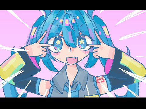 MIKU MIKU BEAM!!! | animation(rushed)
