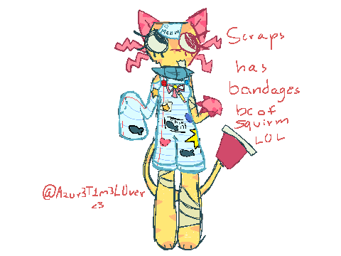 SCRAPS MY BELOVED PAPER CAT