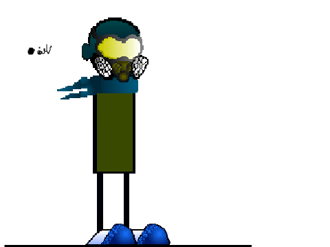 Gas Mask + Slippers