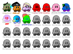 ADD YOUR KIRBY! [8 but I counted and it said 9] remix