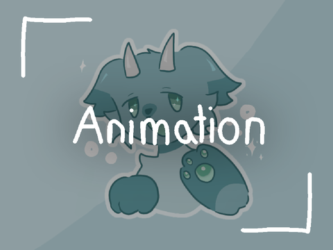 Funny fish cat animation