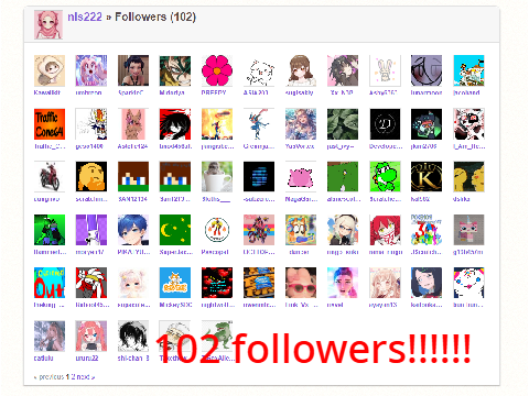 i got 102 followers