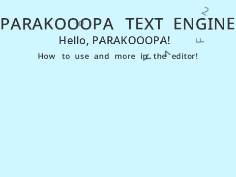 PARAKOOOPA Text Engine