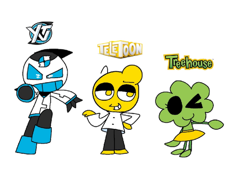 The official channeling designs of The main 3 Corus Networks