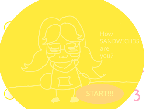 How SANDWICH3S are you? Version 2!! Done by @Biscupcake95