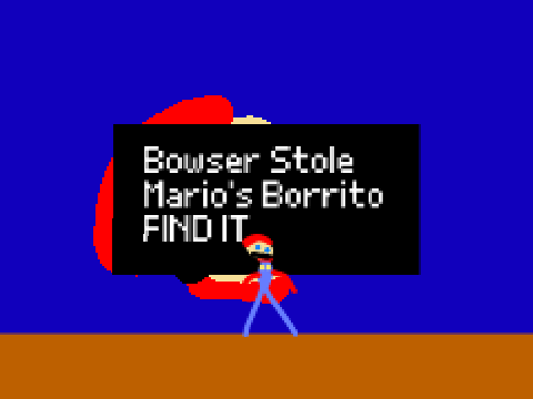 Mario Lost His Burrito