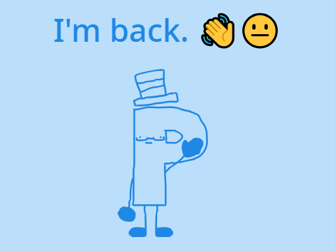 I'm back.