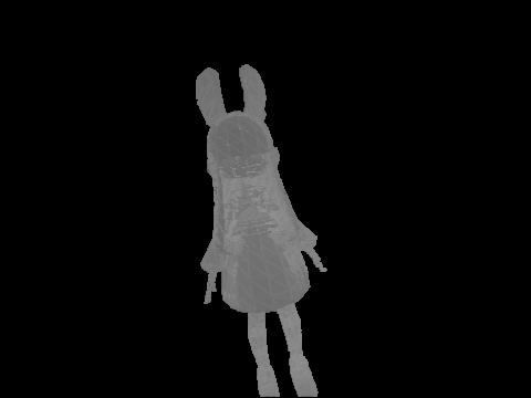 3D anime bunny girl