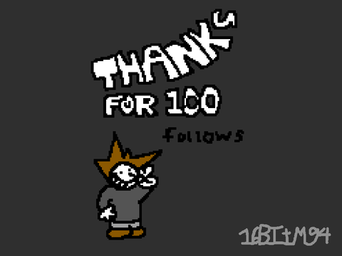 Thanks for 100 follows!