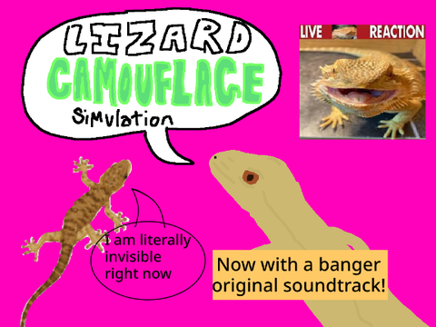Lizard Camouflage Simulation