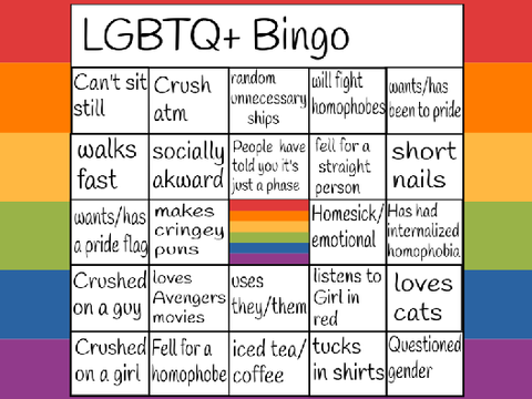 LGBTQ+bingo remix (omg)
