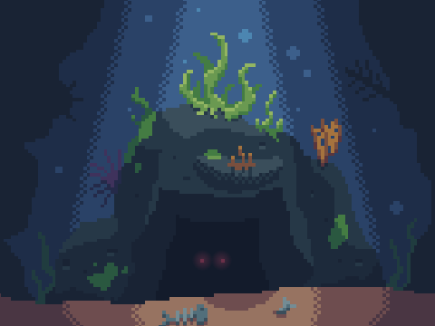 Piranha's Den [pixel art]