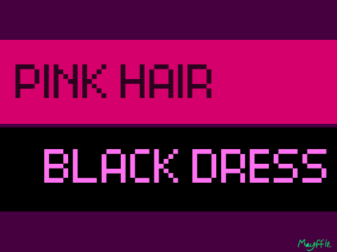 Pink Hair Black Dress [Intro]