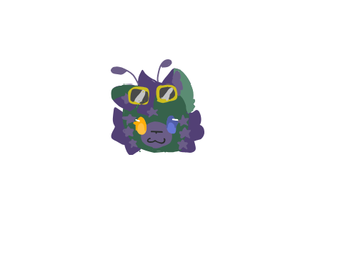 I tried lineless art