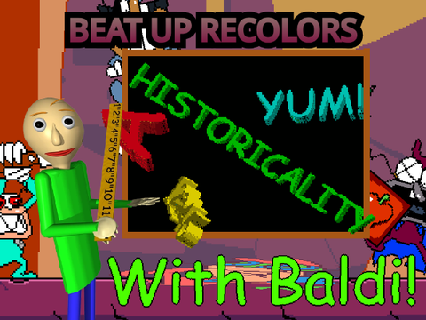 BEAT UP RECOLORS WITH BALDI! V1