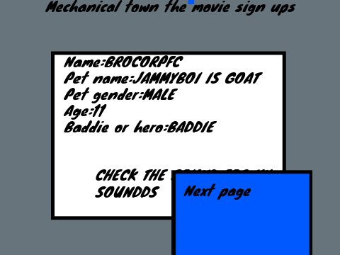 Mechanical town the movie sign ups remix