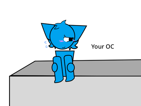 Blue x (your OC)