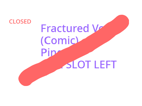 Fractured Voids (Comic) ping list (closed)