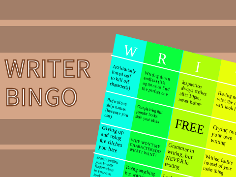 Author Bingo/Writer Bingo remix