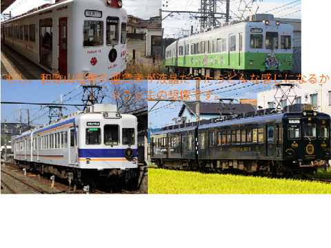 もし、和歌山電鐵の運賃表が液晶だったら