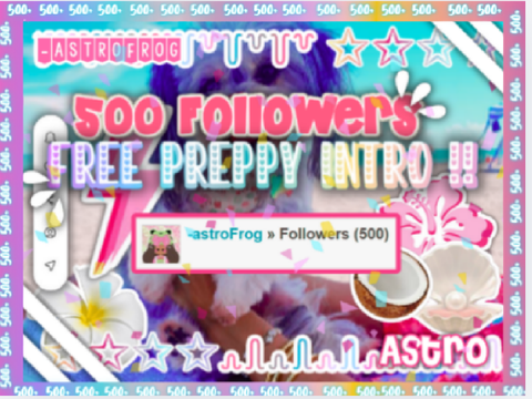 ✏️☀️500+ Follower Free Preppy Intro !! ☘️⚾️