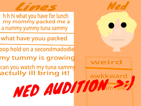 Ned Audition for Toasty81's Contest