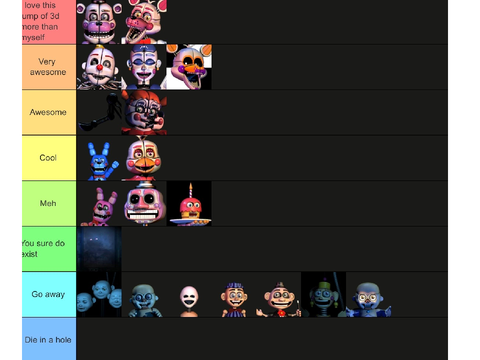 SL and SB tier lists
