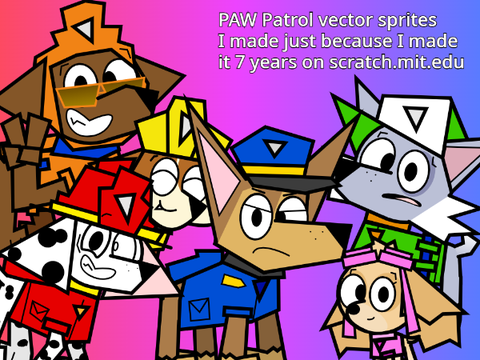 (7 YEARS) - PAW Patrol Vectors Remake