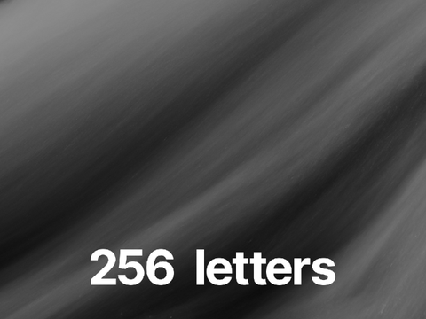 256 Letters