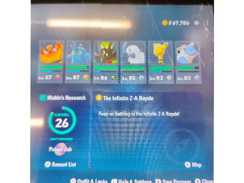 My Z-A team within 52 hours of gameplay
