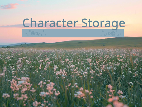 Character Storage