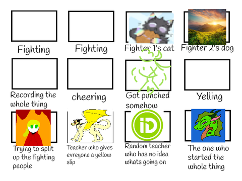 There's a school fight! Who are you? remix remix remix remix remix remix