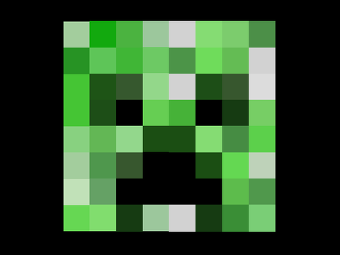 四角ツールだけでマイクラmob書いてみた remix