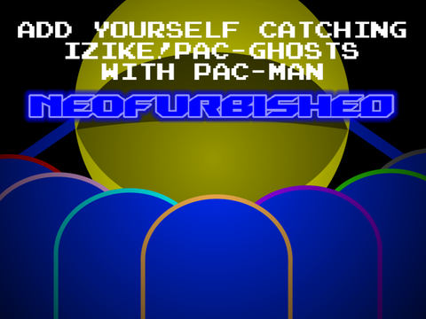 (AY) Chasing Izike!Pac-Ghosts With Pac-Man (Neofurbished!) (0)