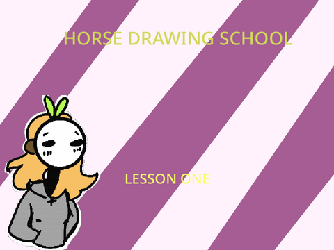 ~Horse Drawing School Lesson I ~ Stylistic Choices