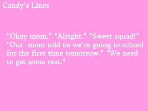 =Candy and the Sweet Squad= | Auditions | Trailer